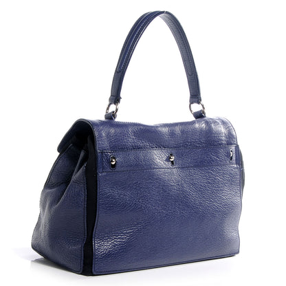 Saint Laurent Leather Medium Muse Two Navy 3 of 7
