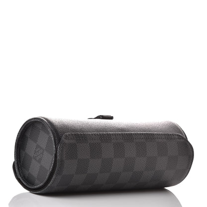 Louis Vuitton Damier Graphite 3 Watch Travel Case 4 of 7