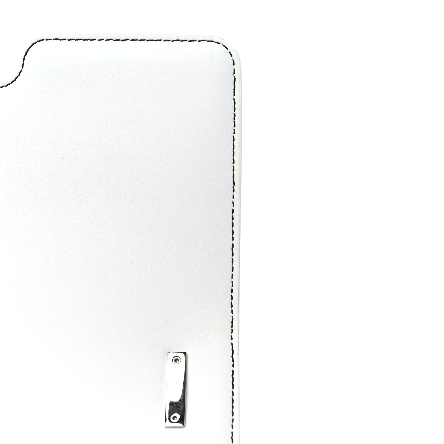 Burberry Calfskin Monogram Embossed Small TB Chain Bag Optic White 11 of 13