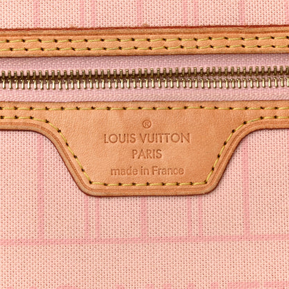 Louis Vuitton Damier Azur Neo Neverfull MM Rose Ballerine 6 of 10