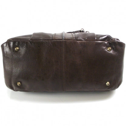 Chloe Leather Heloise Satchel Chocolate 4 of 12