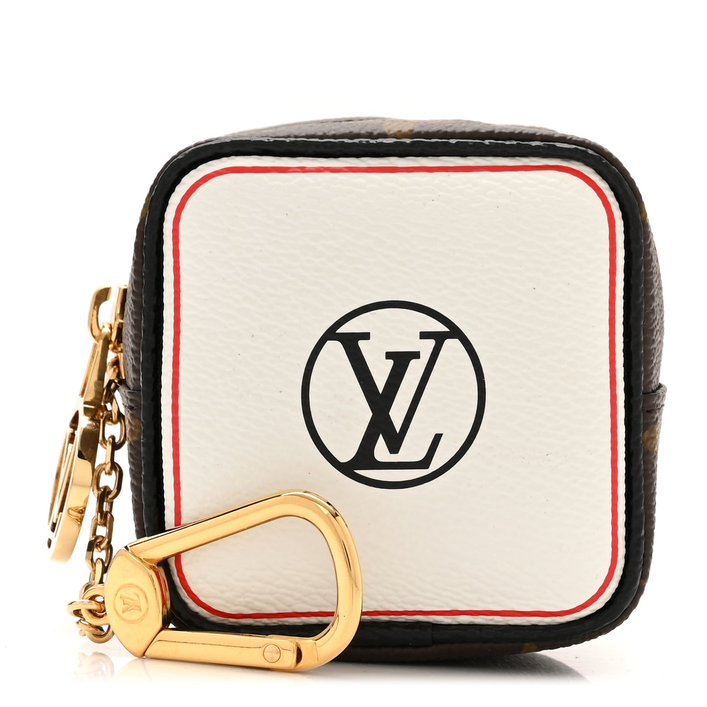 Monogram Game On Cube Coin Purse