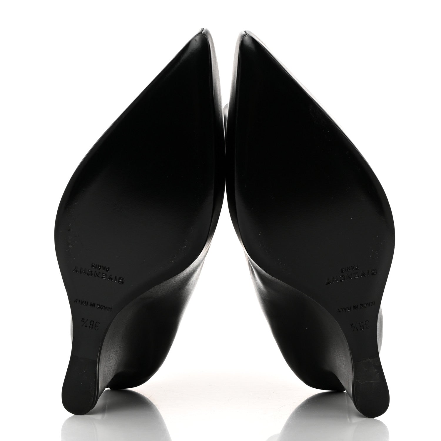 Givenchy Calfskin G Lock 80mm Wedge Low Boots 36.5 Black 5 of 8