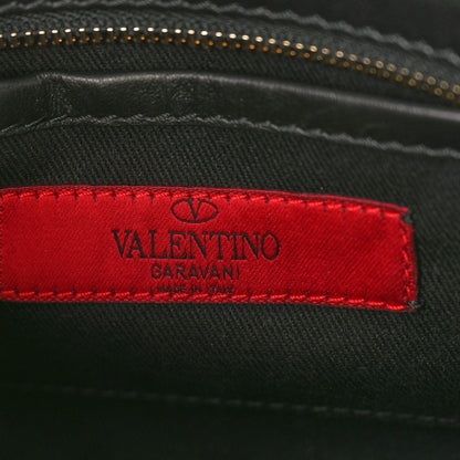 Valentino Garavani Vitello Mini Rockstud Double Handle Tote Black 6 of 10