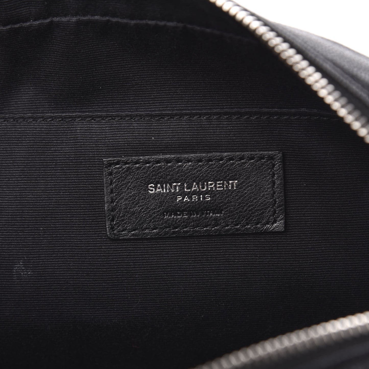 Lambskin Monogram Small Lou Camera Bag Black