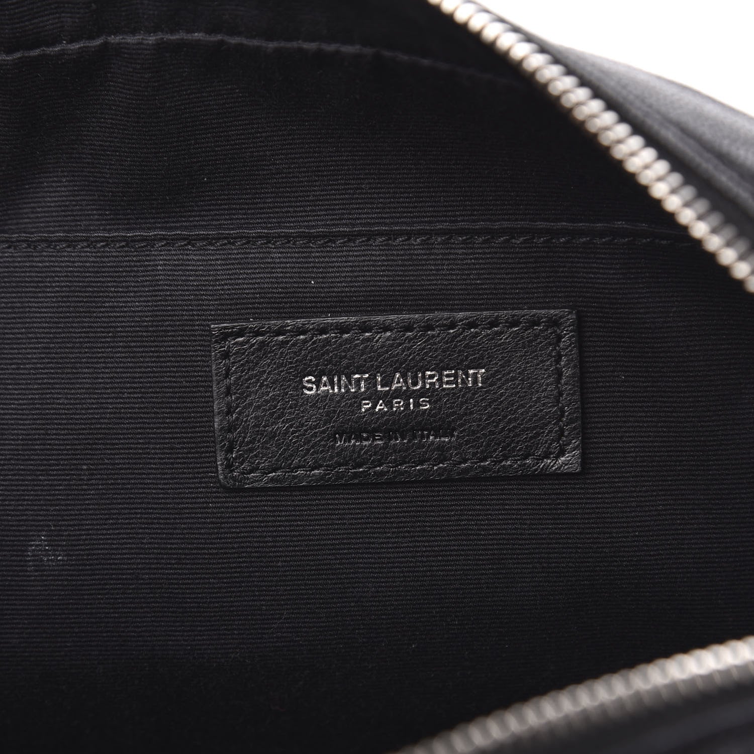 Saint Laurent Lambskin Monogram Small Lou Camera Bag Black 5 of 11