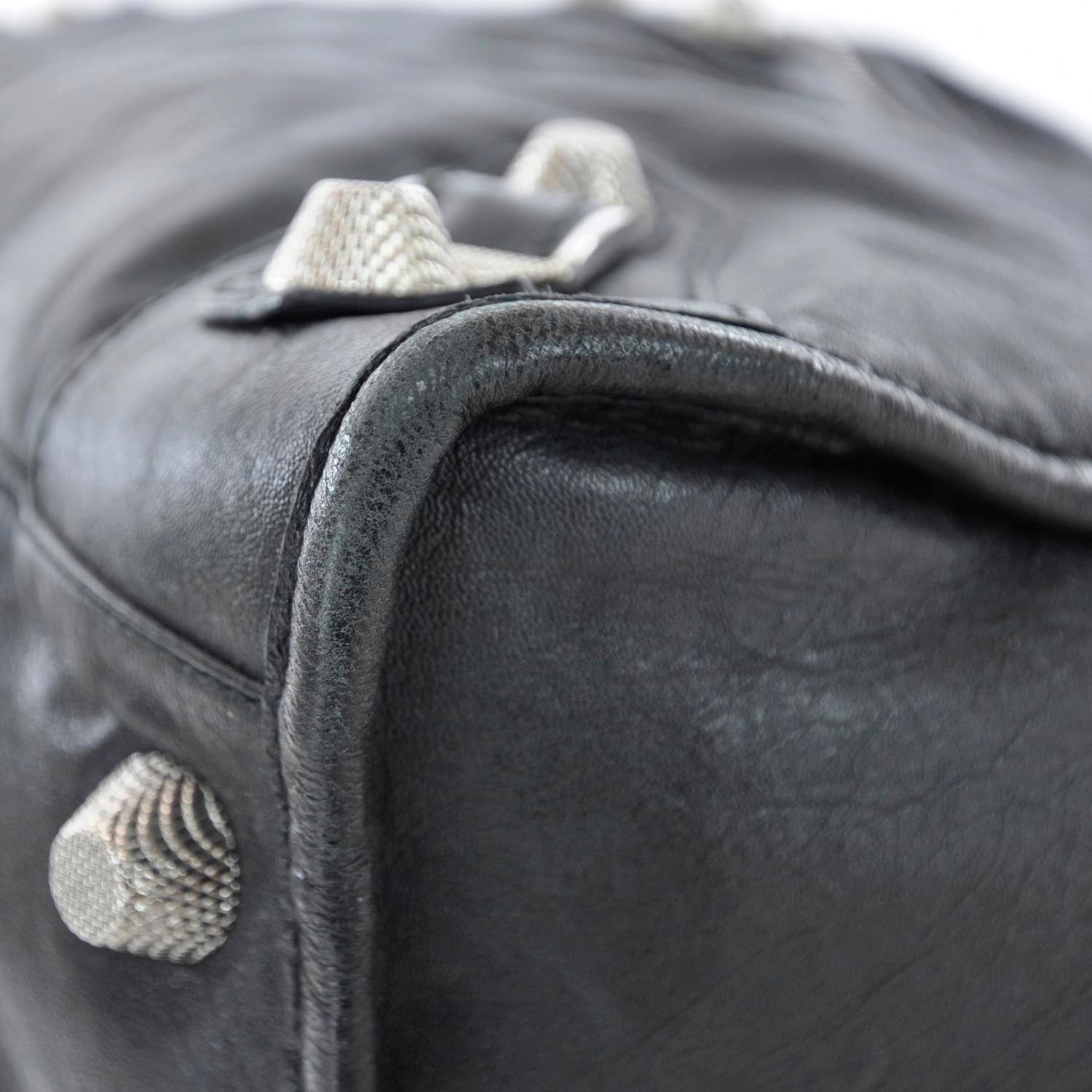 Balenciaga Agneau Giant Weekender Black 5 of 10