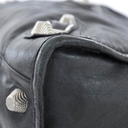 Balenciaga Agneau Giant Weekender Black 5 of 10