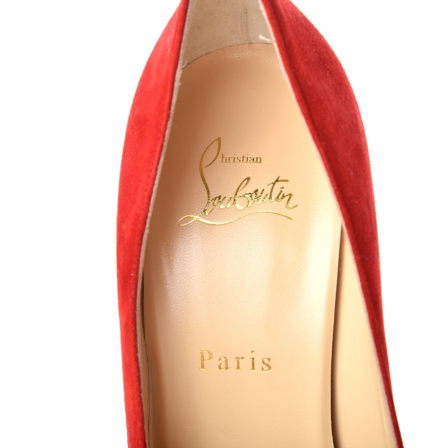 Christian Louboutin Veau Velours Alminette 100 Pumps 40 Loubi 8 of 8