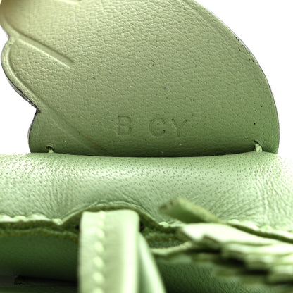 Hermes Milo Lambskin Grigri Rodeo Pegase Horse Bag Charm PM Vert Criquet 4 of 6