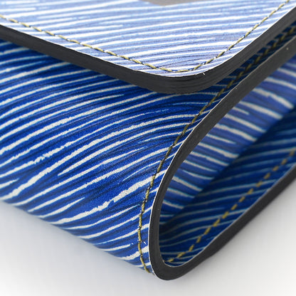 Louis Vuitton Epi Azteque Twist Chain Wallet Denim Light 8 of 8