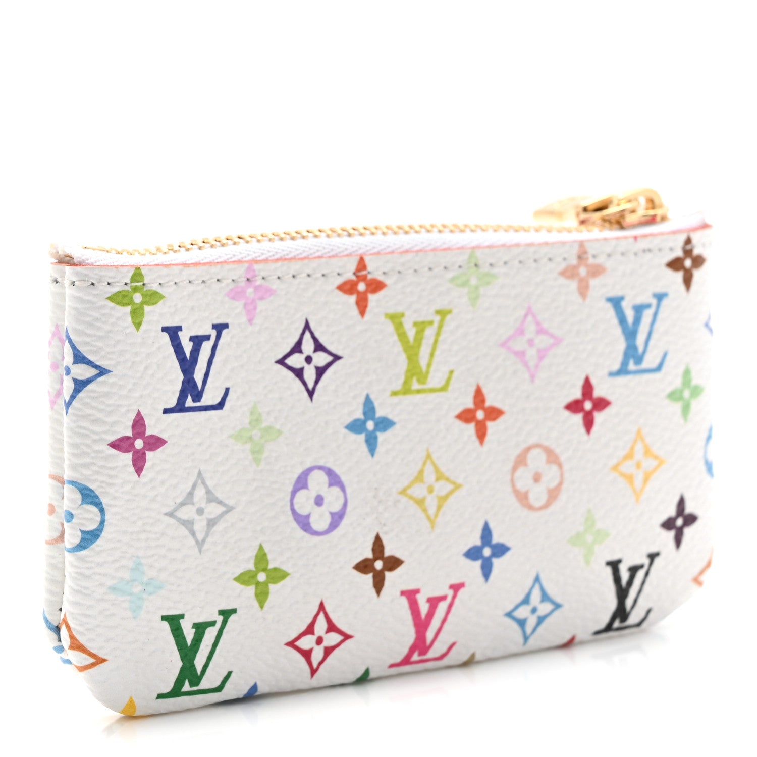 Louis Vuitton LV X TM Monogram Multicolor Key Pouch White 3 of 8
