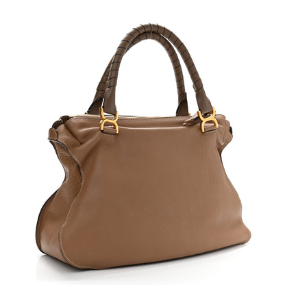 Chloe Calfskin Large Marcie Satchel Nut 3 of 12