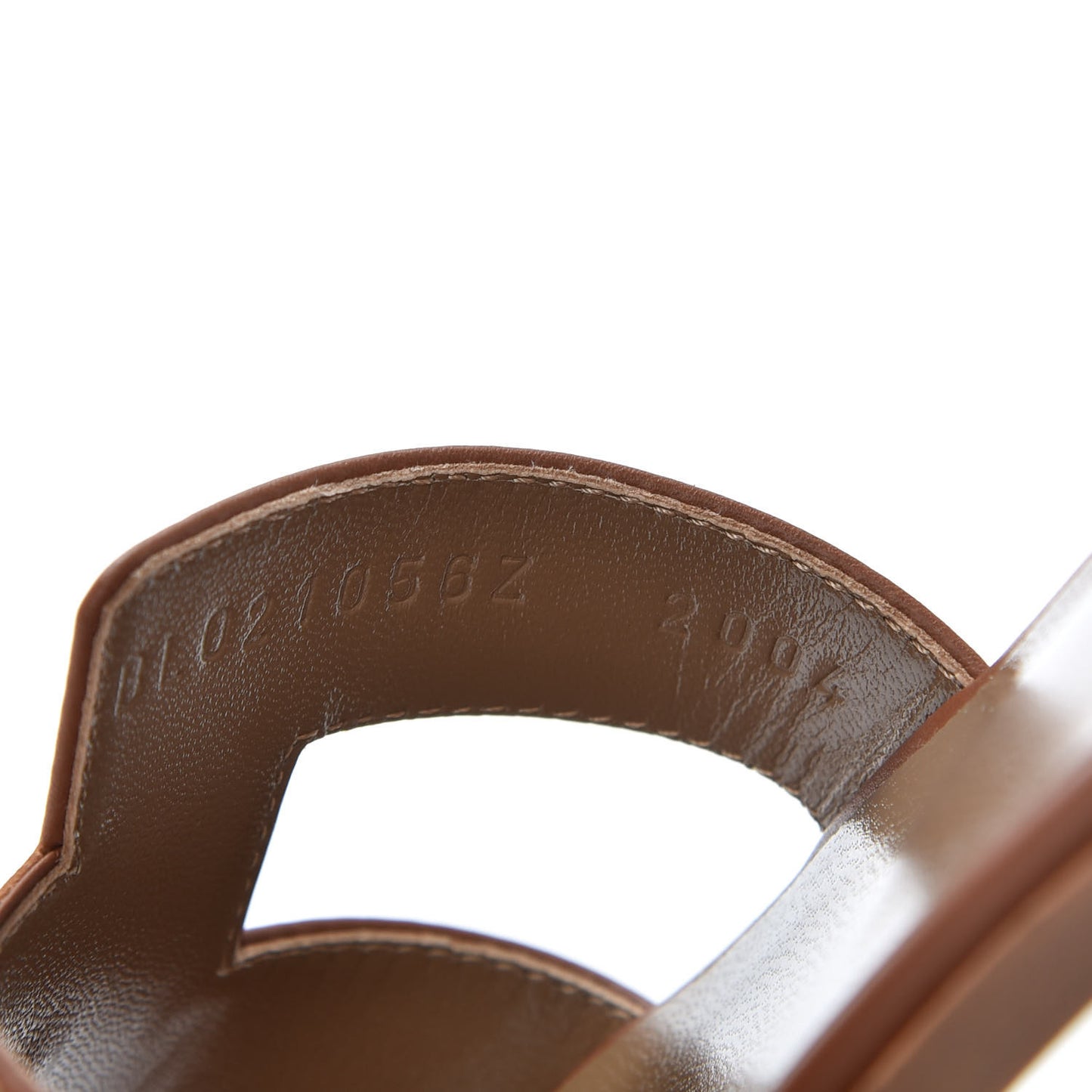 Box Calfskin Oran Sandals 37 Gold