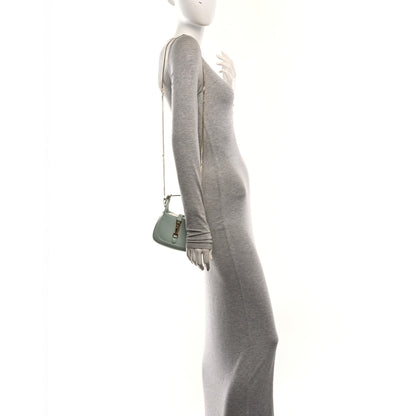 Gucci Boarded Dyana Lux Calfskin Super Mini Jackie 1961 Hobo  Salvy Green 2 of 11