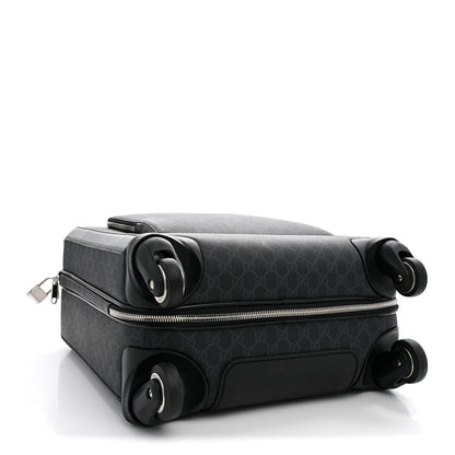 Gucci GG Supreme Monogram Azalea Calfskin Retro Interlocking G Small Savoy Cabin Trolley Beige Ebony Brown Sugar 3 of 10