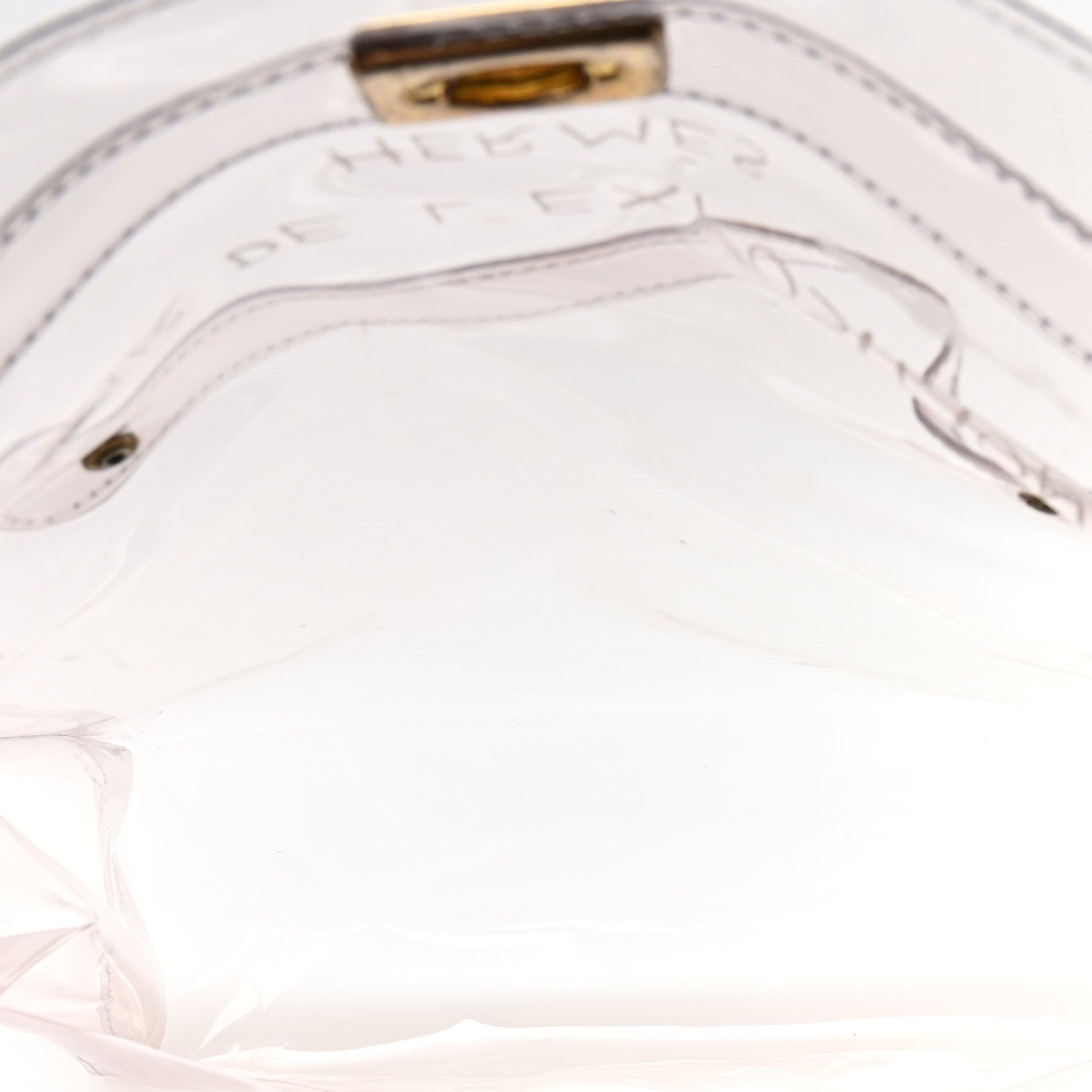 Hermes Vinyl Souvenir De L'Exposition Kelly Transparent 5 of 10