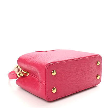 Louis Vuitton Taurillon Flower Chain Capucines Mini Rose Pondicherry 4 of 9