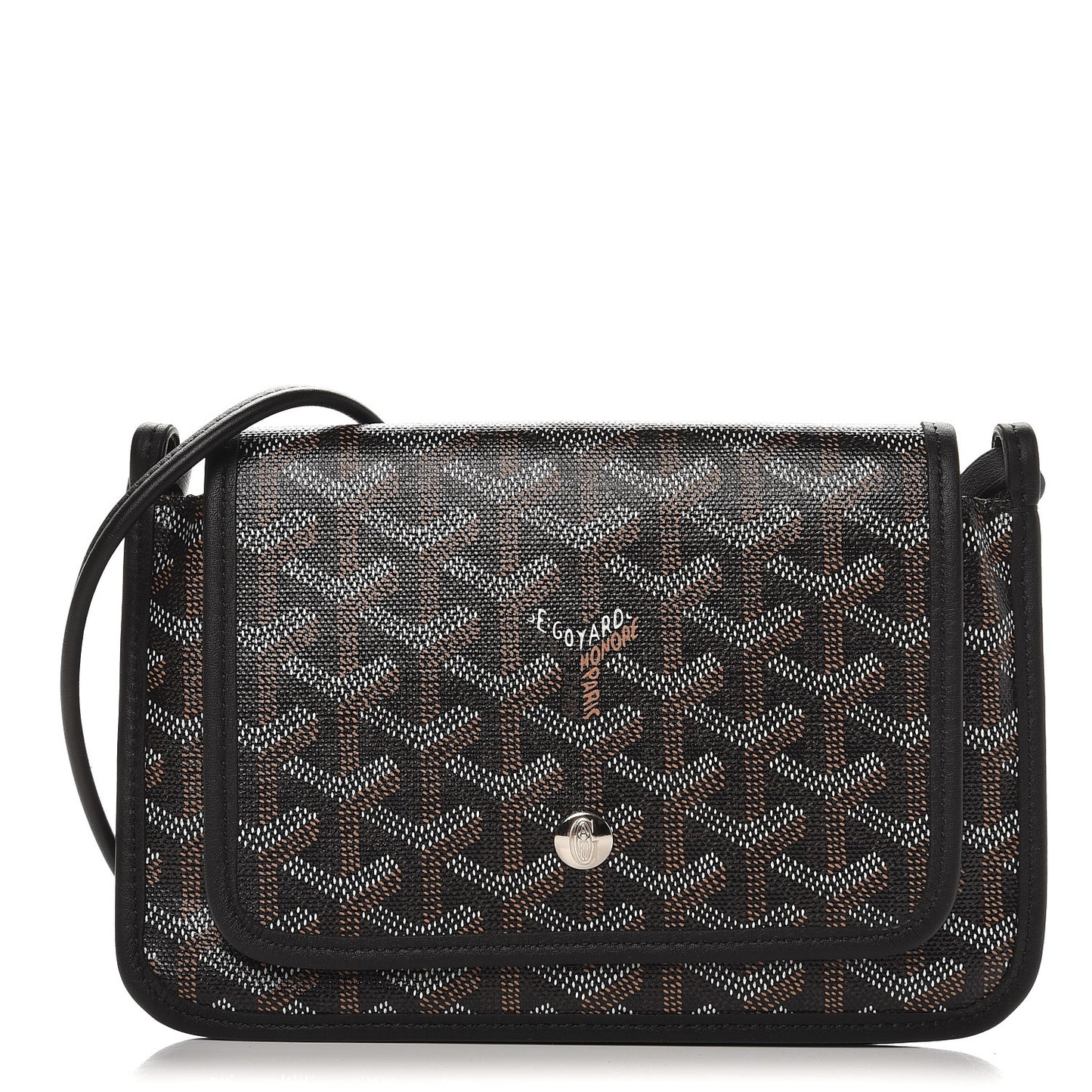 Goyardine Plumet Wallet Clutch Black