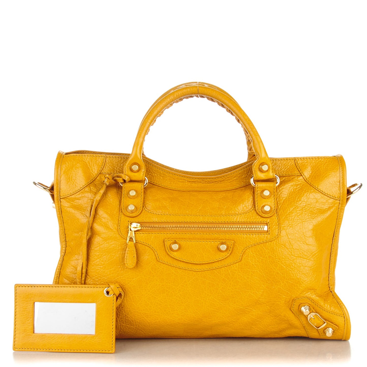 Agneau Giant 12 Gold Hardware City Jaune Moutarde