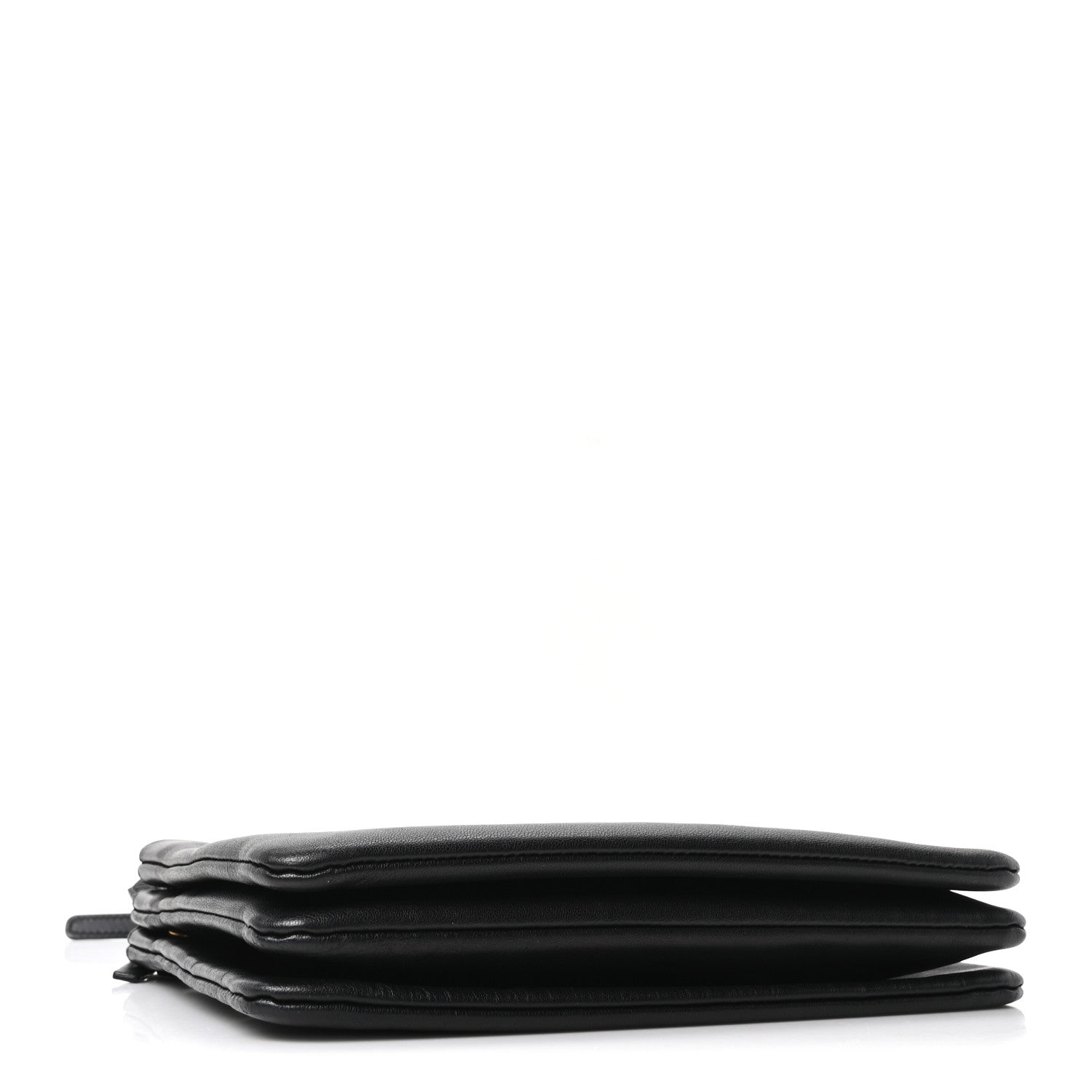 Celine Lambskin Small Trio Crossbody Bag Black 4 of 9