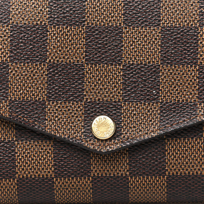 Louis Vuitton Damier Ebene Sarah Wallet NM 7 of 10