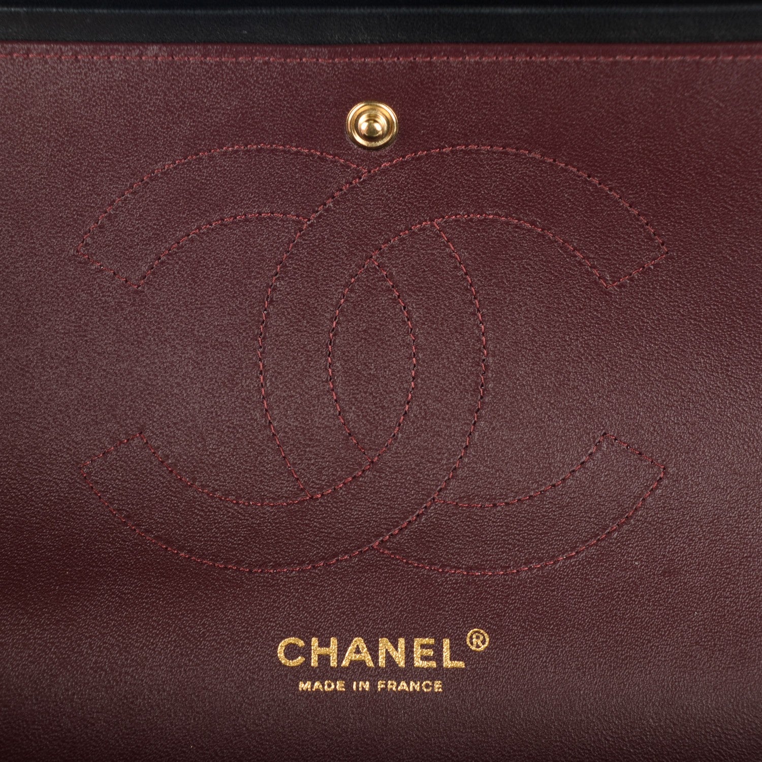 Chanel Lambskin Quilted Jumbo Double Flap Black 6 of 8