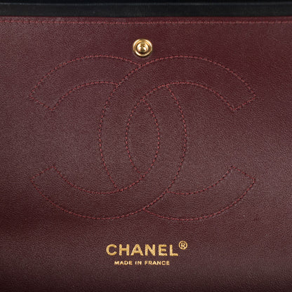 Chanel Lambskin Quilted Jumbo Double Flap Black 6 of 8