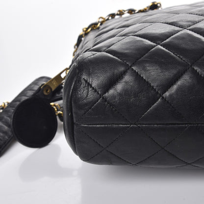 Chanel Lambskin Quilted Shoulder Bag Black 13 of 13