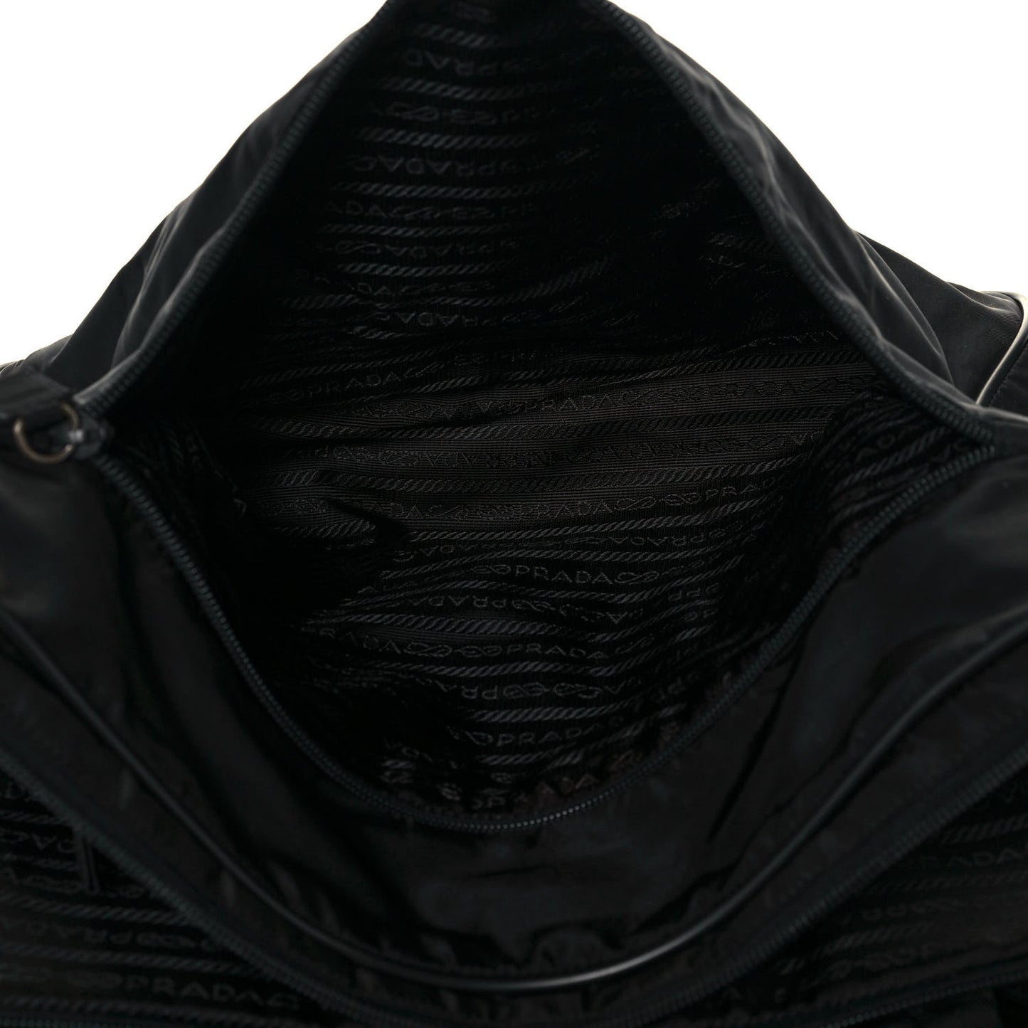 Tessuto Nylon Viaggio Travel Bag Black