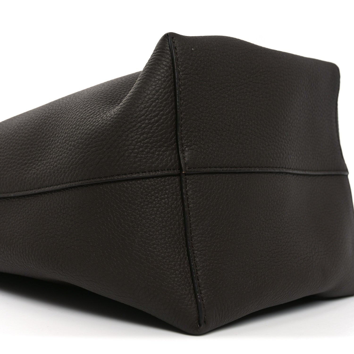 The Row Grained Calfskin Medium N/S Park Tote Brown 8 of 9