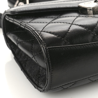 Chanel Aged Calfskin Quilted Mad About Quilting Mini Flap Black 8 of 9