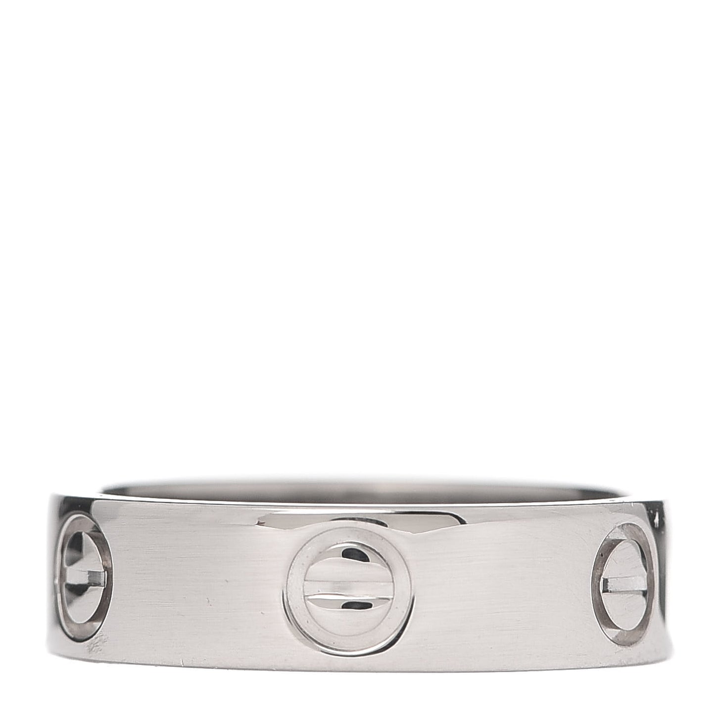 18K White Gold 5.5mm LOVE Ring 56 7.5