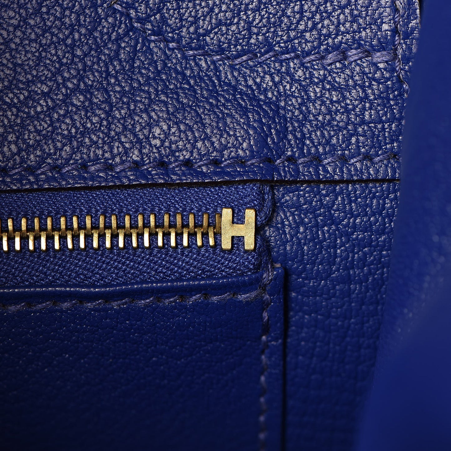 Togo Birkin 30 Bleu Electrique