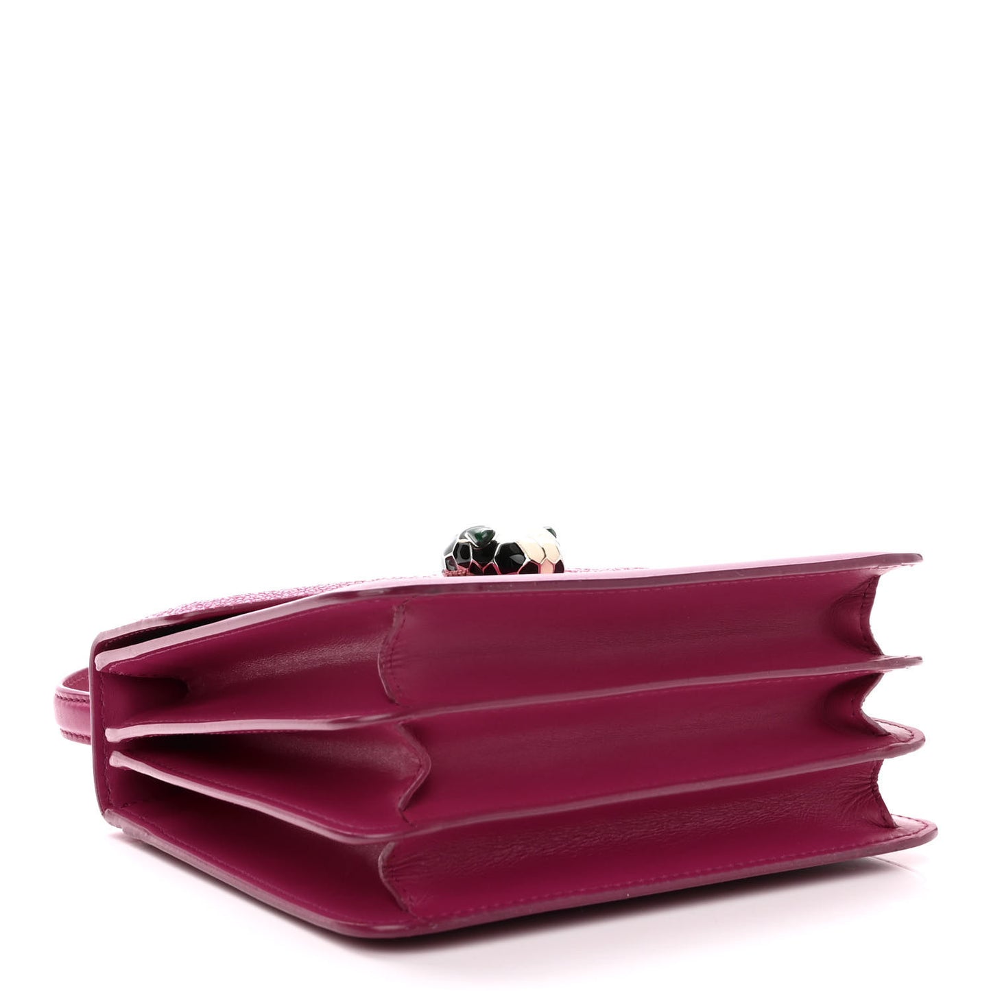 Calfskin Galuchat Serpenti Forever Crossbody Pink