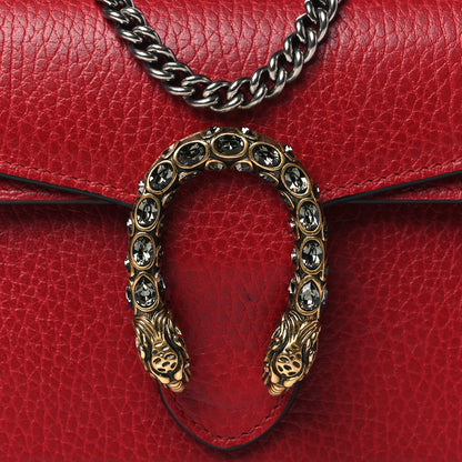 Gucci Calfskin Super Mini Dionysus Shoulder Bag Hibiscus Red 7 of 11