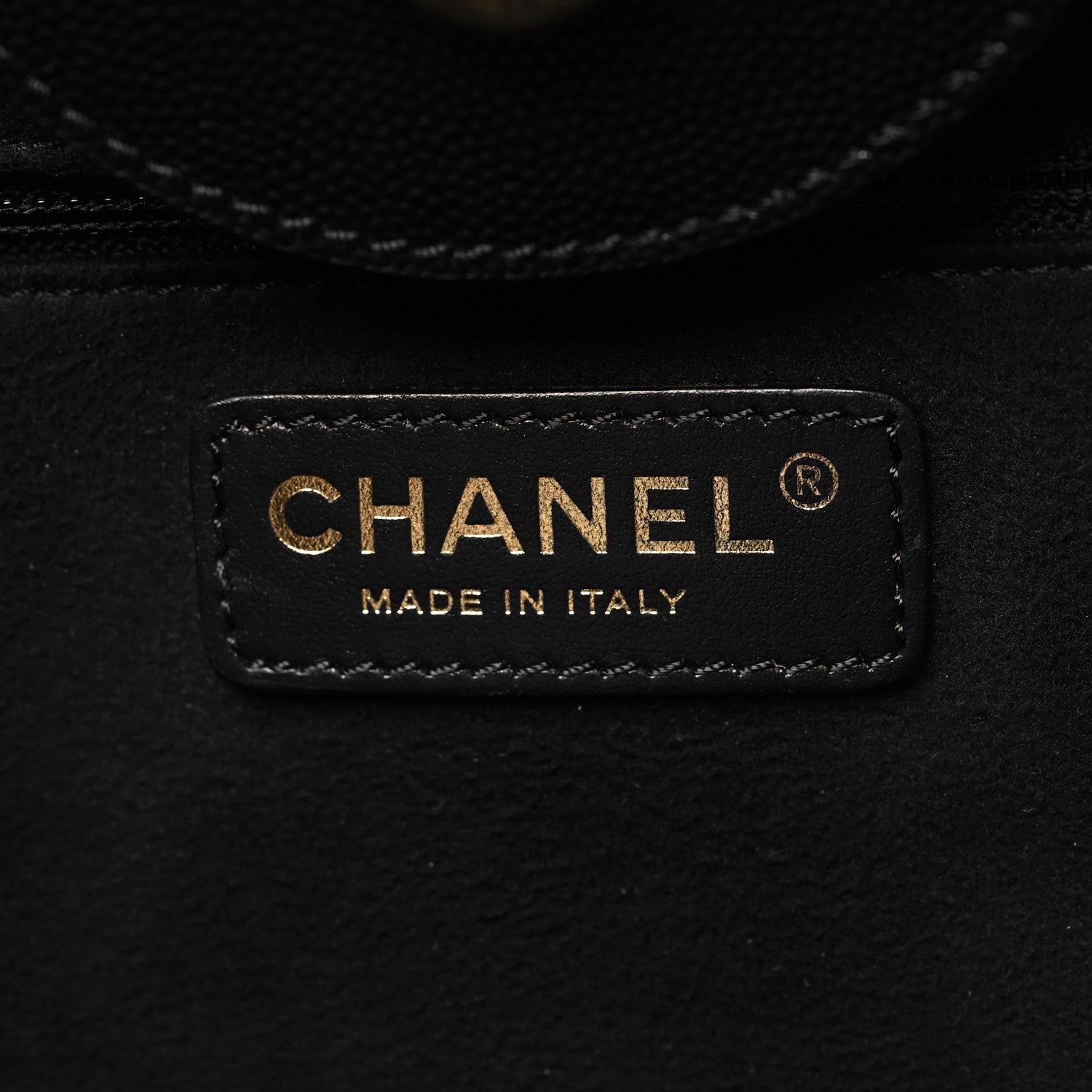 Chanel Caviar Medium Studded Deauville Tote Black 6 of 12