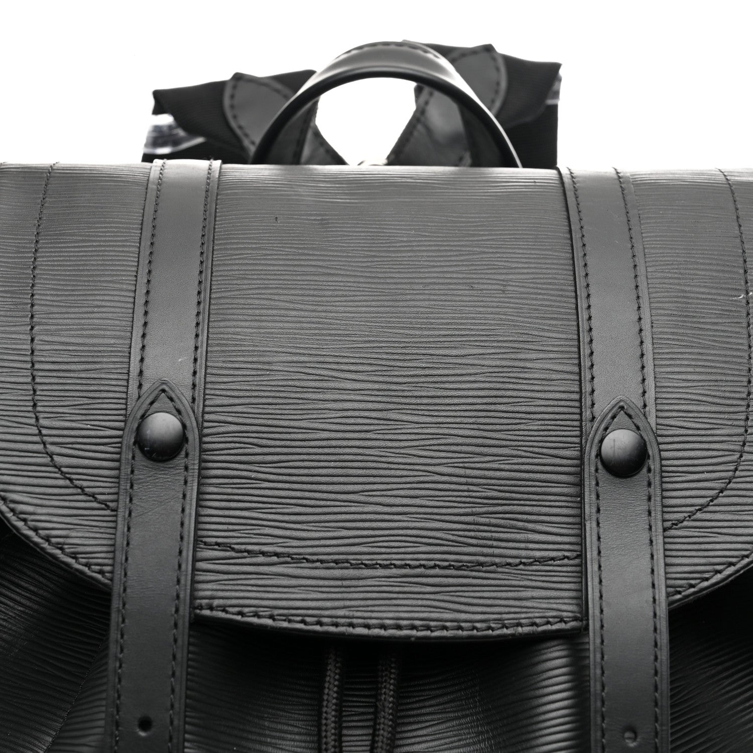 Louis Vuitton Epi Christopher Backpack PM Black 7 of 9