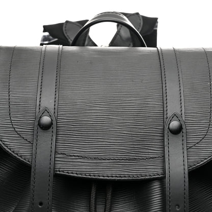 Louis Vuitton Epi Christopher Backpack PM Black 7 of 9