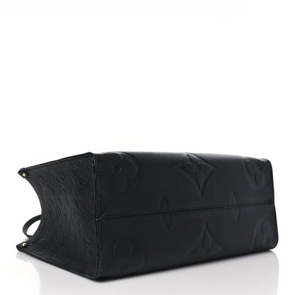 Louis Vuitton Empreinte Monogram Giant Onthego MM Black 4 of 8