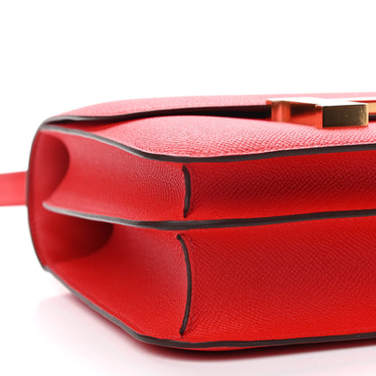 Hermes Epsom Constance 24 Rouge de Coeur 8 of 9