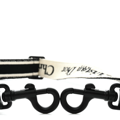 Christian Dior Canvas Embroidered Shoulder Strap Black Ultramatte 4 of 4