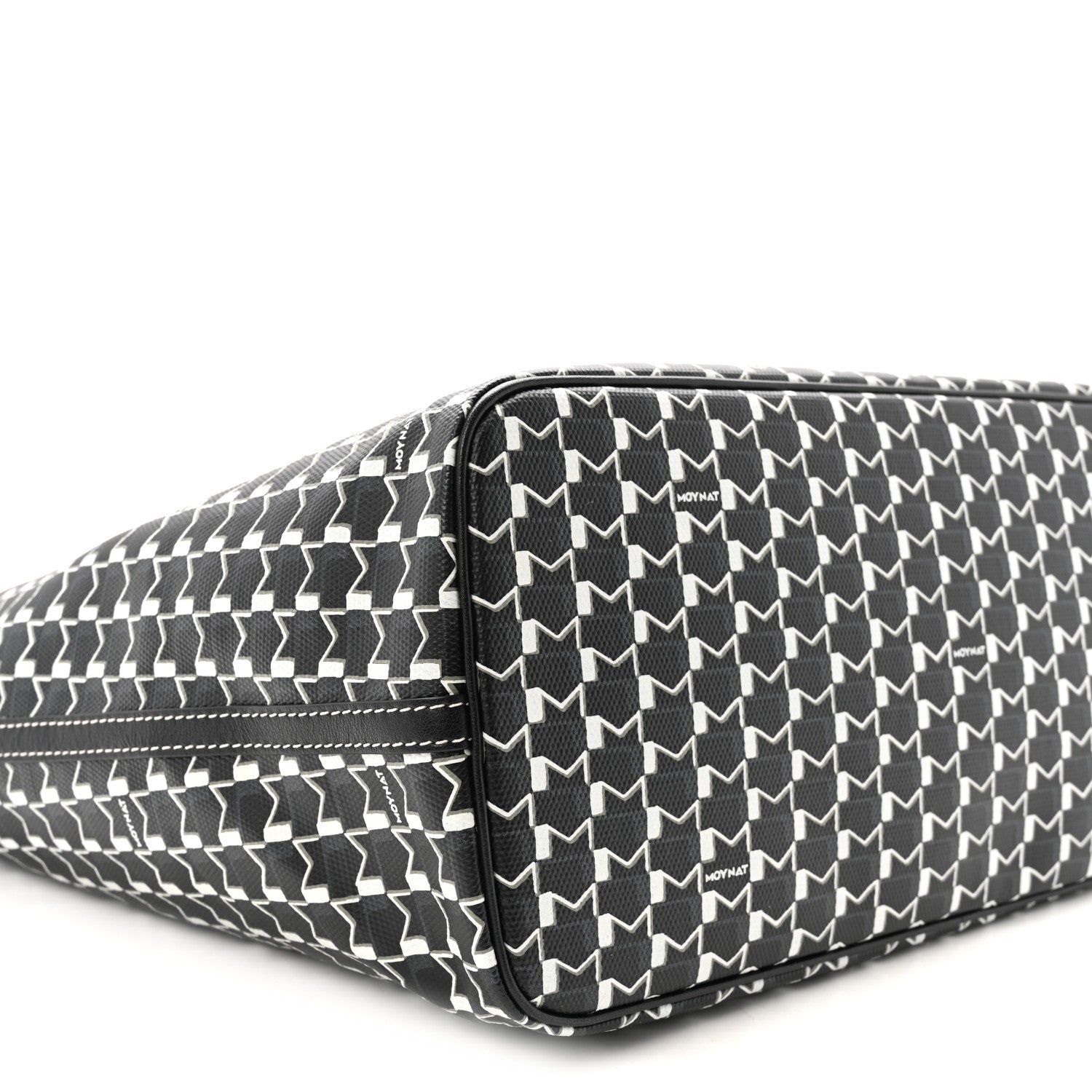 Moynat X KASING LUNG Calfskin Canvas M Labubu Tote MM Black 9 of 10