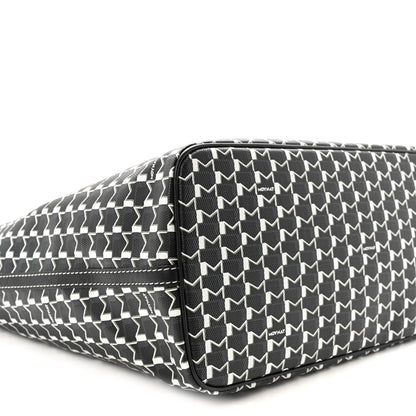 Moynat X KASING LUNG Calfskin Canvas M Labubu Tote MM Black 9 of 10