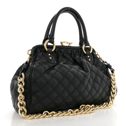 Marc Jacobs Calfskin Quilted Stam Black 3 of 13