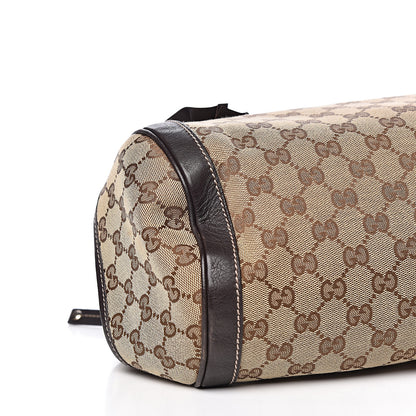 Gucci Monogram Trophy Satchel Ebony 8 of 10