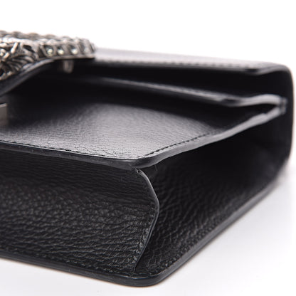 Gucci Calfskin Mini Dionysus Shoulder Bag Black 9 of 10