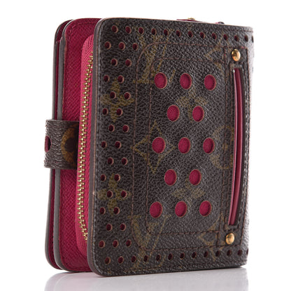 Louis Vuitton Monogram Perforated Compact Zipped Wallet Fuchsia 3 of 8