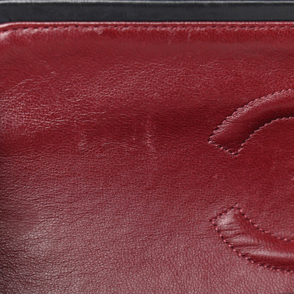 Chanel Lambskin Quilted Medium Double Flap Navy 8 of 15