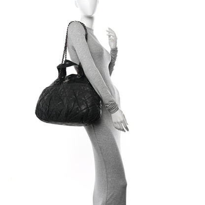 Chanel Iridescent Calfskin Quilted Large In The Mix Tote Black 2 of 11